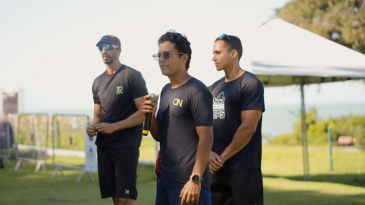 Equipe ON SPORT na largada