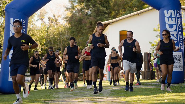 Largada: primeiro bloco de corrida