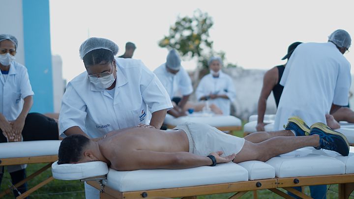 Massagem na recovery zone