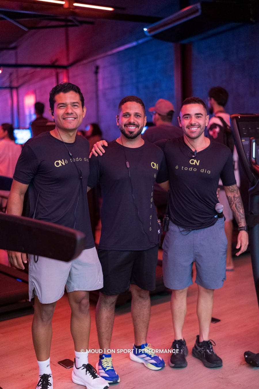 Igor Bertol, Paulo Sérgio e Vitor Abreu, sócios da ON SPORT